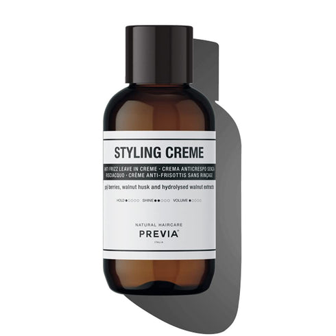 PREVIA Anti Frizz Leave-In Creme - 3.38 oz Styling Cream for Frizzy Hair with Apricot Extract