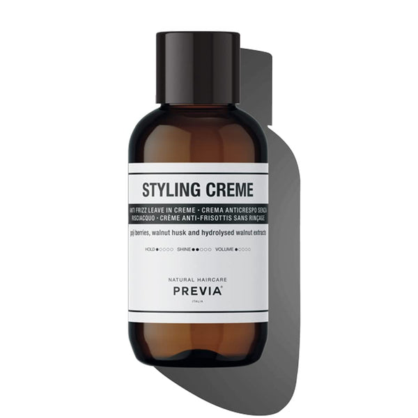PREVIA Anti Frizz Leave-In Creme - 3.38 oz Styling Cream for Frizzy Hair with Apricot Extract
