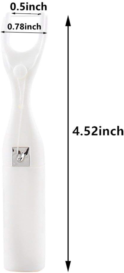 Dental Floss Holder with 50 Meter Waxed Floss for Plaque Removal, Advanced Care Flossers, Dental Oral Care.