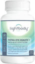 Lightbody Total Eye Health+ with Lutein, Zeaxanthin, and Blue Light Filter, 30 Softgels