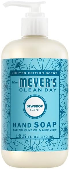 Set, 3 Count Pack Mrs. MEYER'S CLEAN DAY Kitchen Essentials Includes: Hand Soap, Dish Soap, and All Purpose Cleaner