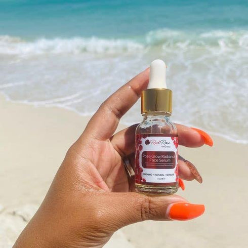 Rose Glow Radiance Face Serum - Daily Hydration for Anti-Aging, 15 ml, Suitable for All Skin Types
