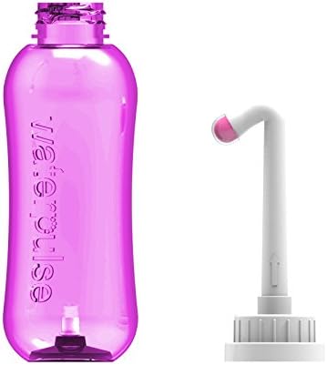 Portable Hand-held Personal Health Vaginal Washing Container, Travel Urinal Spray Scrubber for Vulva and Anus Cleaning