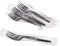 NATIONAL PAPER TRADING Individuanlly Wrapped Heavy Weight Plastic (BLACK FORK 200)