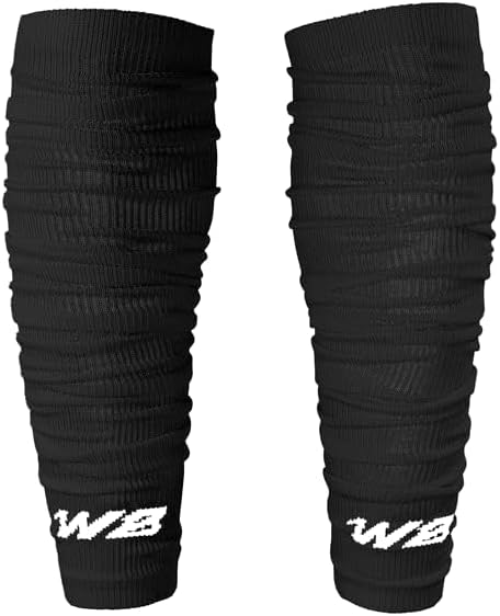 We Ball Sports Football Leg Sleeves Calf Compression for Men, Athletic Shin Splint Support - One Pair