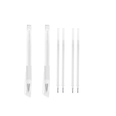 Eyebrow Microblading Marker Pen, Skin Marker for Permanent Makeup Position Mapping (White)