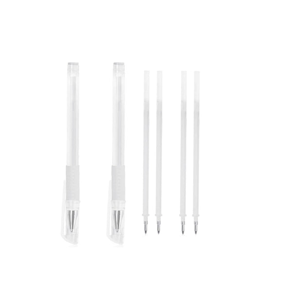 Eyebrow Microblading Marker Pen, Skin Marker for Permanent Makeup Position Mapping (White)