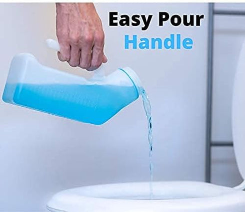 Innovative Designworks (2 Pack) 32 oz/ 1000 ml Urinals for Men Spill Proof by PerfectMed - | Portable Urine Bottle Bed