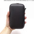 Small Protective Hard Shell Diabetic Travel Case Testing Supplies Kit Organizer Bag for Glucose Meter/Testing Strips/Lancing Device/Lancets/Blood Glucose Monitoring System/Hard Drive (Black)