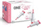 MediVena ONE-CARE PRO Safety Lancets, Top Push Button Activated, 28G x 1.5mm, 100/bx, Sterile, Gentle & Comfortable
