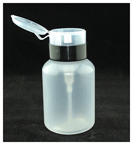 KADS Nail Pump Bottle Dispenser, Lockable Plastic Cap, Acetone, Alcohol Pump Dispenser