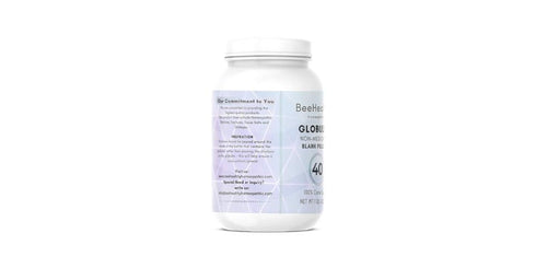 HGB BeeHealthy Homeopathic Blank Pellets/Globules #40-1LB Jar of 100% Pure Cane Sugar
