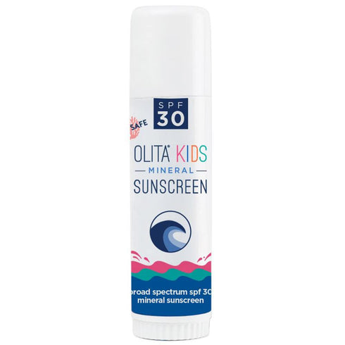 Olita Mineral Sunstick SPF 30 Sunscreen for Kids - Fragrance Free, 0.6 oz, Broad Spectrum, Chemical Free, Reef Safe