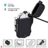 SUPRUS Waterproof Lighter 3 Modes of Flashlight Windproof Lighter Dual Arc Electric Lighters Rechargeable Dual Arc Plasma Lighter with Survival Emergency Whistle and Lanyard by SUPRUS