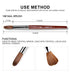 KADS Kolinsky Sable Acrylic Nail Art Brush - Red Wood Pen for Nail Art Manicure Tool (18#)