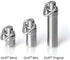 GUS Mini Pill Fob, Made in USA, Stainless Steel Keychain Holder, Compact Design