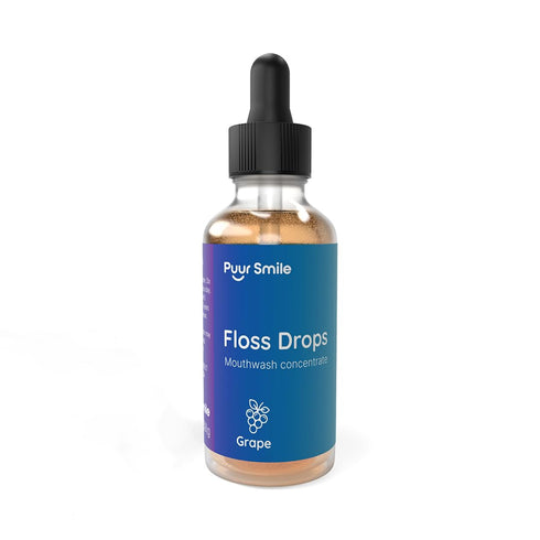 Concentrated Floss Drop Serum - 2oz Mouth Wash for Water Flosser, Natural Essentials for Good Breath, Organic Drop