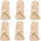 HouseVibe 6 Pack Reusable Organic Cotton Panty Liners 7.1" Washable Breathable Cloth Pads