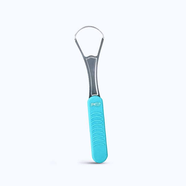 Big Mouth Tongue Scraper, Ultimate Oral Hygiene Tool for Fresh Breath and Improved Taste, Silver