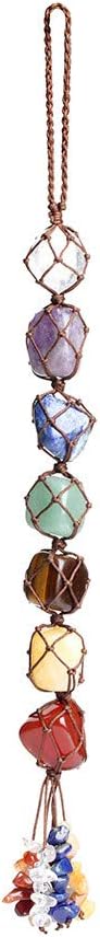 7 Chakra Gemstones Healing Feng Shui Crystals, Window Car Decorations, Good Luck Home Decoration