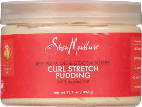 Sheamoisture Curl Stretch Pudding for Curls Red Palm Oil and Cocoa Butter with Shea Butter 11.5 oz