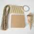 50Pcs Kraft Paper Cones for Bouquet Wrapping, Wedding Confetti Candy Gift Flower Holder with Hemp Ropes for DIY Decor
