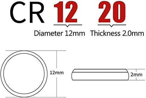SKOANBE 24 Packs 3V CR1220 Lithium Button Coin Cell Battery