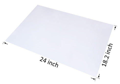 Wowfit 100 CT Clear Plastic Flat Open Poly Bags 18x24 inches 1.1 Mil for Bread, Dough, Storage, Packaging