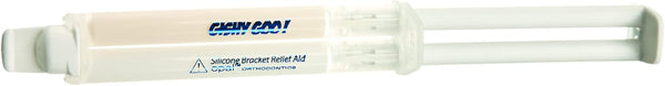 Gishy Goo! Dental Wax Replacements for Orthodontics, Pain Relief, Bubblegum Flavor, 1 Patient Syringe Kit