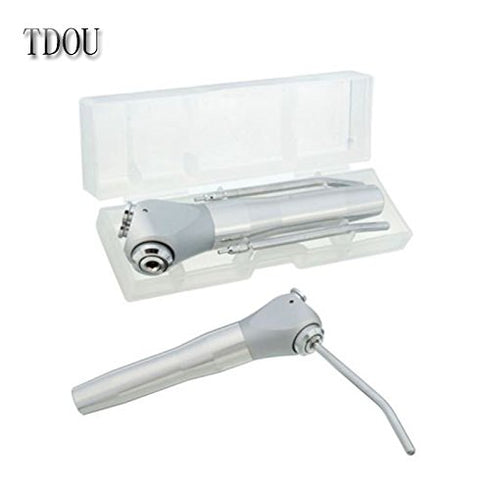 2PCS Dental Air Water Spray Syringe, Triple 3 Way with 2 Nozzles Tips, Metal Handle + 4Pcs Alloy Nozzles