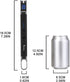 SUPRUS Electric Arc Lighter, Windproof Flameless USB Rechargeable Candle Lighter with LED Light (Black+Champagne Gold)