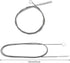60 Inch Extra Long Flexible Tube Pipe Cleaner Brush Fridge Cleaning Tool, Stainless Steel Drain Tube Cleaning Brushes for Sink Refrigerator Kitchen(2 Pack) by Jilukibo