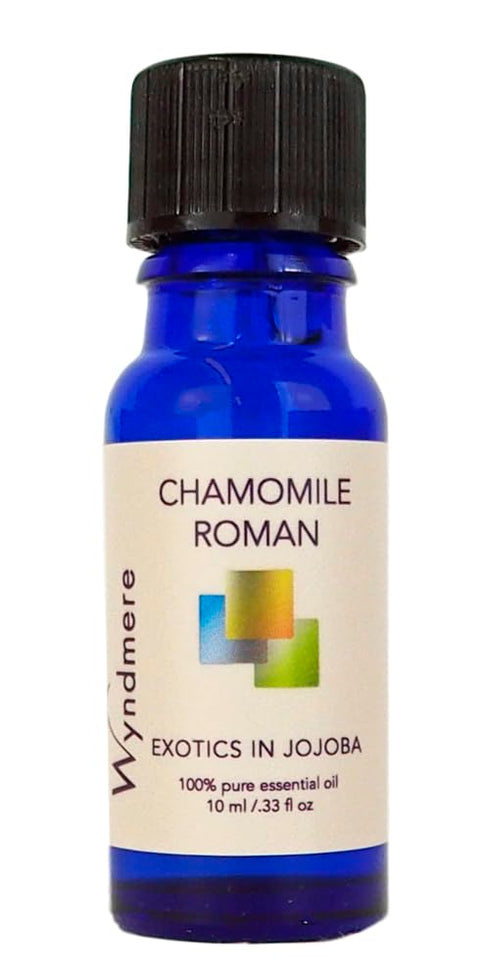 Chamomile Roman Essential Oil in Jojoba - 100% Pure Therapeutic Quality for Diffuser - 10ml, Made in USA