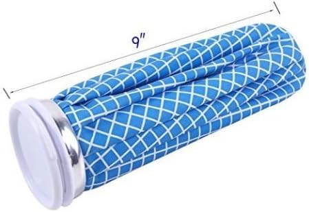 2 Pack Cold & Hot Therapy Pain Relief English Style 9" Ice Water Bag Headache & Pain Relief