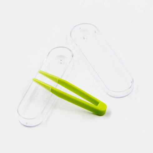 MorTime 5 Set pcs Portable Contact Lens Stick Tool Case (Inserter/Remover+Tweezer with Soft Tip)