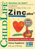 ChildLife Essentials Liquid Zinc Plus, 4 Fl Oz, All-Natural Support for Kids, Mango Strawberry Flavor