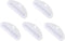 Mozff 5Pcs White Toothpaste Squeezer, Plastic Toothpaste Tube Squeezer Dispenser, Toothpaste Clips for