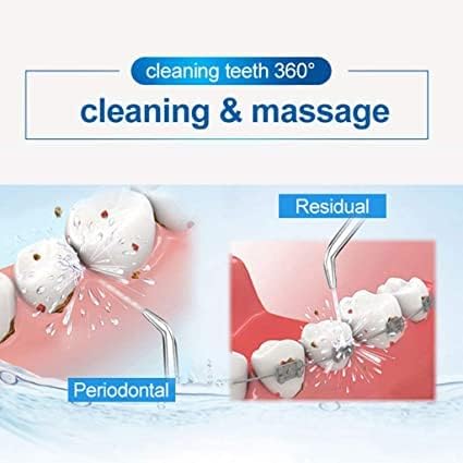 Flosser Replacement Tips for Waterpik Water Flosser, High-Pressure Tip Replacement, Compatible with Waterpik
