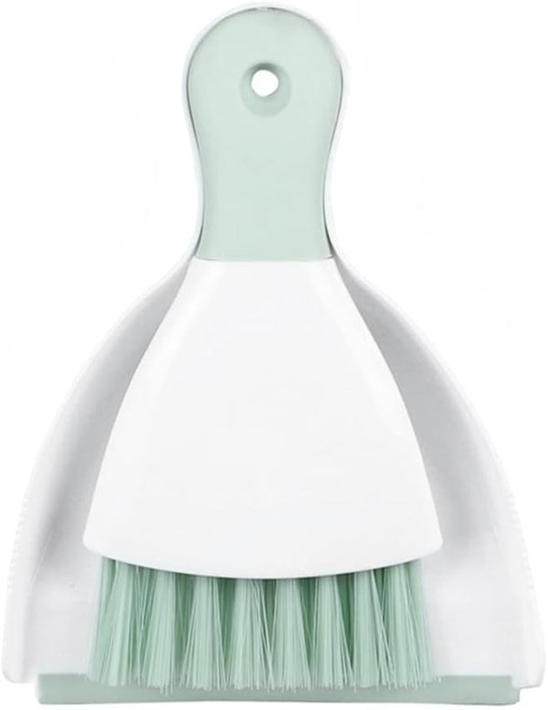 Dustpan Broom Brush Set - Small Broom and Dustpan for Home Cleaning, Mini Dustpan and Brush for Sofa, Desk