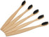 UCCKEYI 40-Pack 7in Black Bamboo Toothbrushes, Medium Bristles, Eco-Friendly & Biodegradable for Adults, Travel