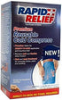 Rapid Relief Large Reusable Gel Cold Compress - Comfortable Flex Ice Packs for Body Pain Relief 8” x 12” Large
