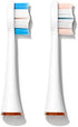 Ollie ProClean Replacement Brush Heads, Pack of 2, Smaller Size for Hard-to-Reach Areas, Gentle Bristles (White)