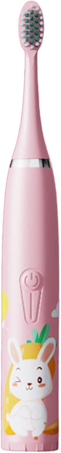 Ip7 Yosoo Kids Electric Toothbrush Waterproof Battery Powered Toothbrush Cute Bunny Pink Electric Toothbrush Kids Sonic