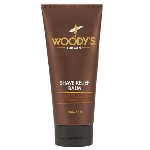 Woody's Shave Relief Balm, Soothing Aftershave for Men, Hydrating Men's After Shave Balm, 6 oz