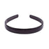 Set of 2 Simple Fashion Plastic Headband Hair Accessories, Fine Tooth Hairband for Women, Black + Brown