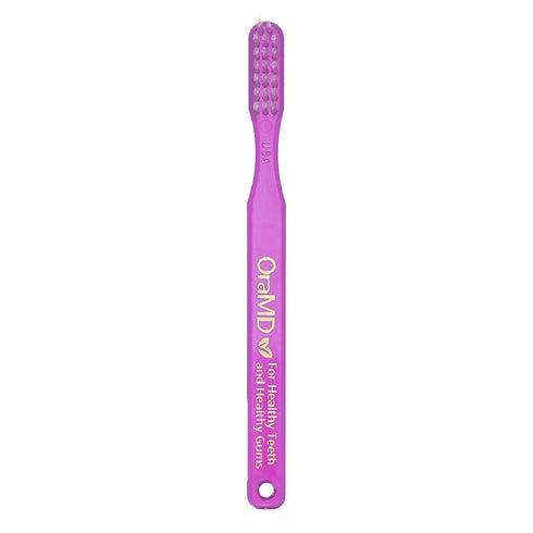 OraMD Soft Bristles Toothbrush - Designed by Dr. Charles C. Bass for Sensitive Teeth and Gums, Manual Toothbrushes Pack