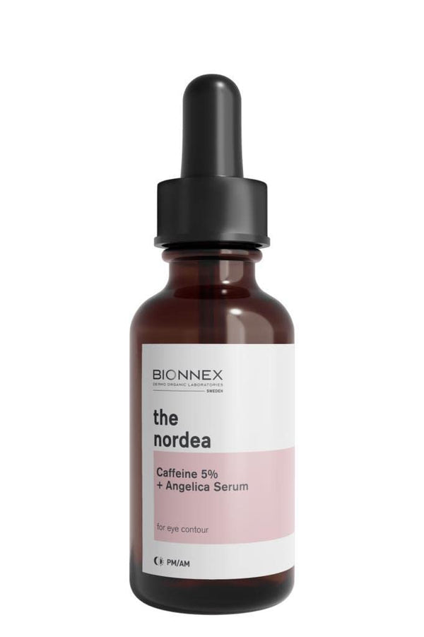 The nordea 5% Caffeine Serum Angelica - Anti-Aging Eye Serum for Dark Circles, Puffiness, and Wrinkles, 30 ml