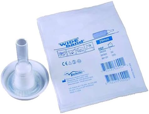 Wideband 10 Pack Condom External Catheters 29mm, Medium, Rochester / Bard , Extra