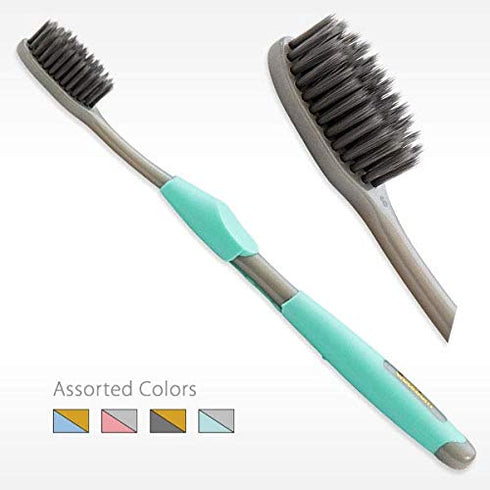 Euro-Tech Toothbrush Pack of 5 with Bonus Charcoal Type