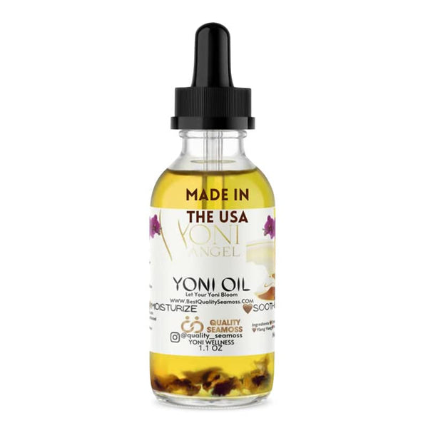 USA Made Yoni Oil, Restores pH Balance, Relieves Drynesss Mint Fresh Feminine